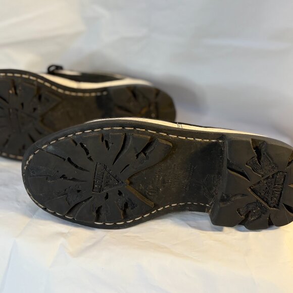 Fluevog Vintage Angel DEby Oxford Shoes - Black & White - Picture 3 of 3